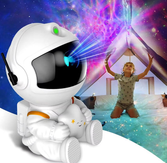 Astronaut Galaxy Projector - LED Starry Night Light with Remote Control