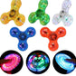 LED Light Fidget Spinner for Kids & Adults - Glows in The Dark Party Supplies - Stress Relief Toy with Colorful Lights & Dynamic Lighting Effects 5
