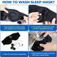 3D Sleep Headphones Eye Mask with Wireless Music
