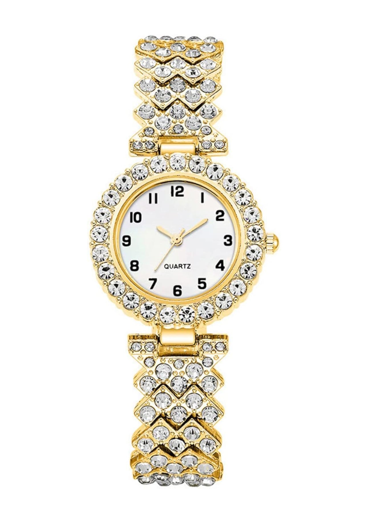 Fashion Women Quartz Watches Crystal Dress Watch Set