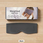 Weighted Sleep Mask for Sleeping, 3D Contoured Eye Mask, Full Light Blocking, Memory Foam & Microbead Weighted Design, Comfortable Travel Sleep Mask