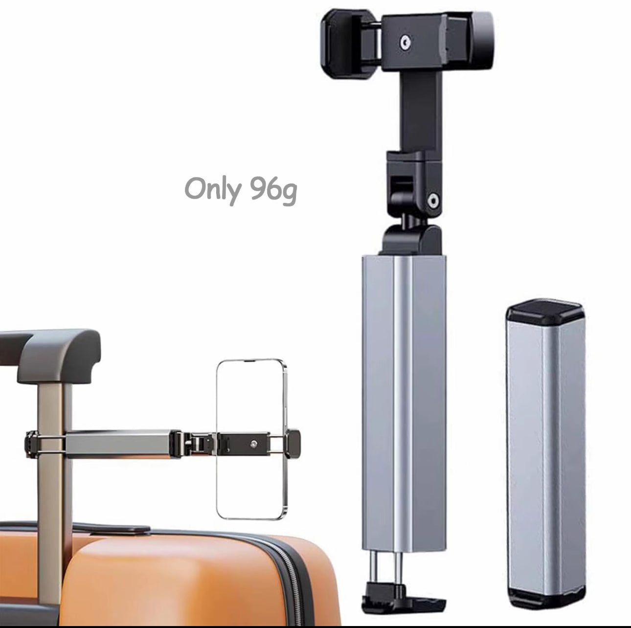 360 Degree Rotatable Phone Holder 1 Count Universal Multi-angle Adjustable Airplane Phone Rack For Flying Traveling Business Trip Camera Phone Holder Portable