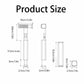 360 Degree Rotatable Phone Holder 1 Count Universal Multi-angle Adjustable Airplane Phone Rack For Flying Traveling Business Trip Camera Phone Holder Portable