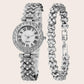 Fashion Women Quartz Watches Crystal Dress Watch Set