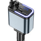 180W Car Charger with Bluetooth, 5-in-1 Fast Charging Station, Type-C PD3.0, LED Display, FM Transmitter, Dual USB Ports, 30 Min Quick Charge Compatible