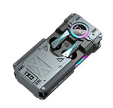 New DX-08 Wireless Bluetooth 5.3 Headset New Punk Mechanical Style Stereo E-Sports Gaming Headset TWS Earbuds Grey translation