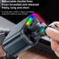 5 in 1 Car Charger, 120W Fast USB-C Adapter, LED Ambient Light, Multiple Ports, 180° Rotating Design