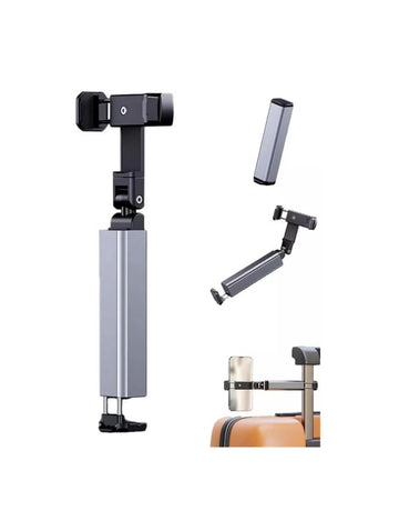 360 Degree Rotatable Phone Holder 1 Count Universal Multi-angle Adjustable Airplane Phone Rack For Flying Traveling Business Trip Camera Phone Holder Portable