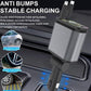 Retractable Car Charger with RGB Light Effect and Multiple Connector Options for Convenient Charging usb