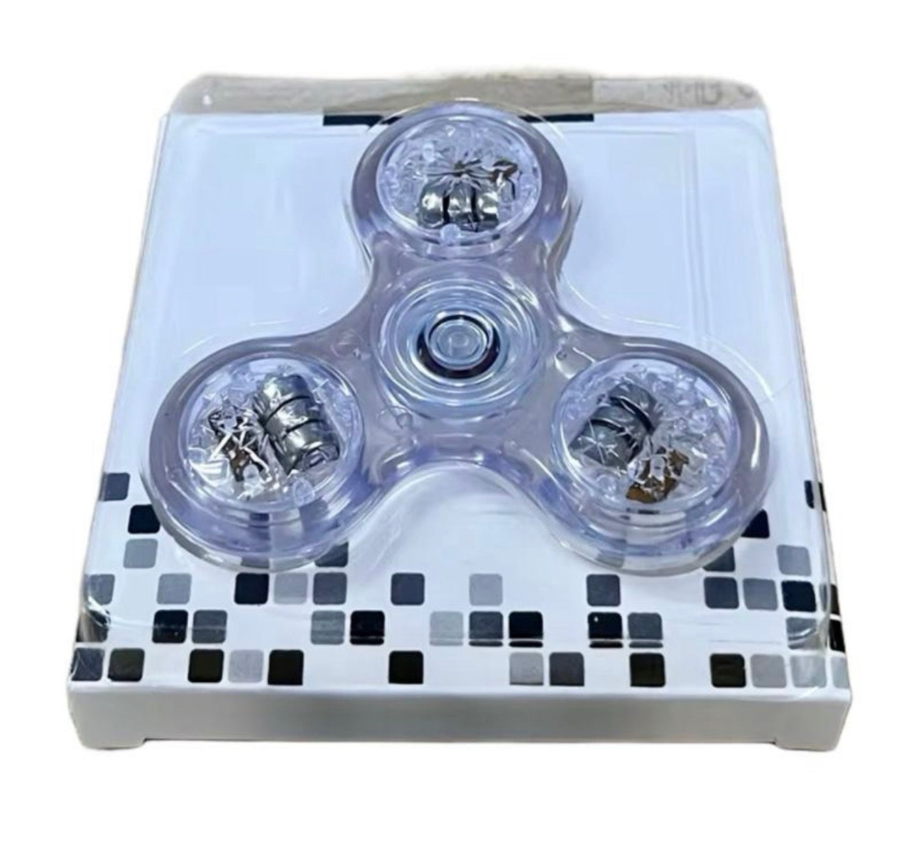 LED Light Fidget Spinner for Kids & Adults - Glows in The Dark Party Supplies - Stress Relief Toy with Colorful Lights & Dynamic Lighting Effects 5