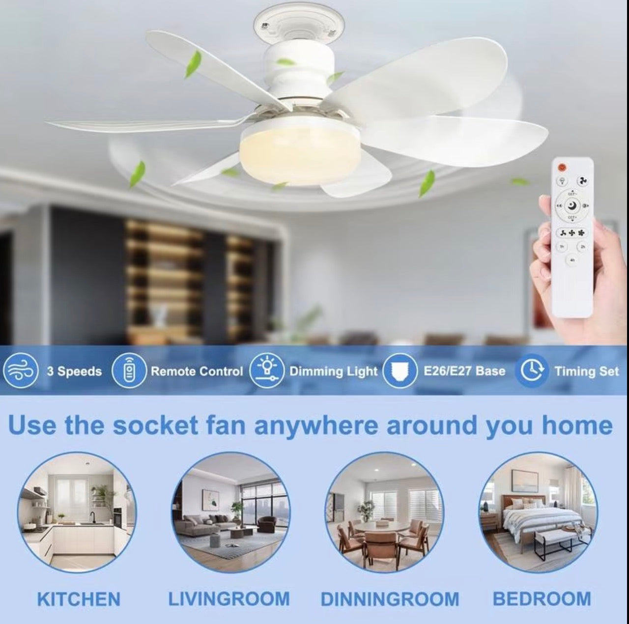 40W Ceiling Fan Light.