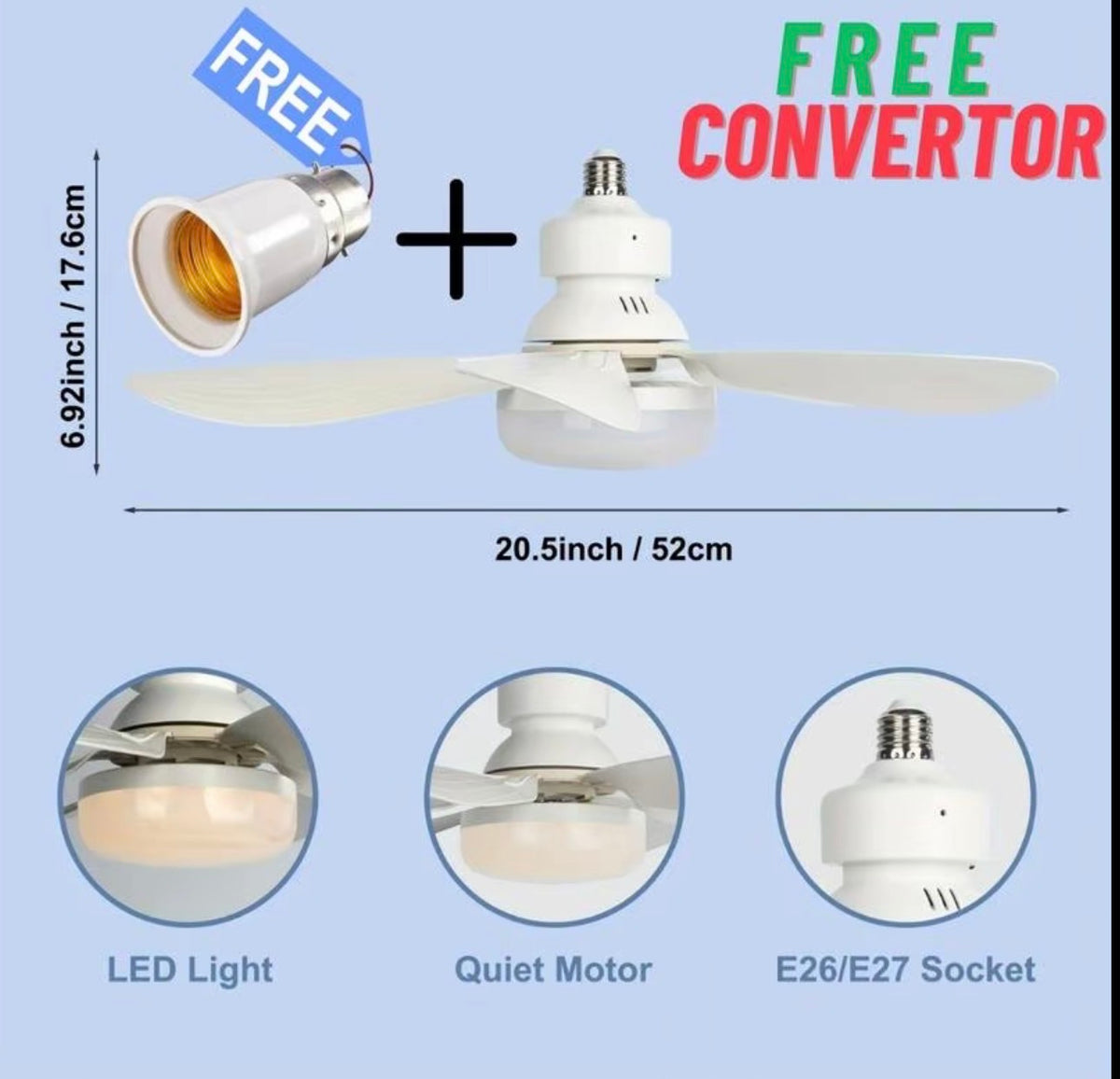 40W Ceiling Fan Light.