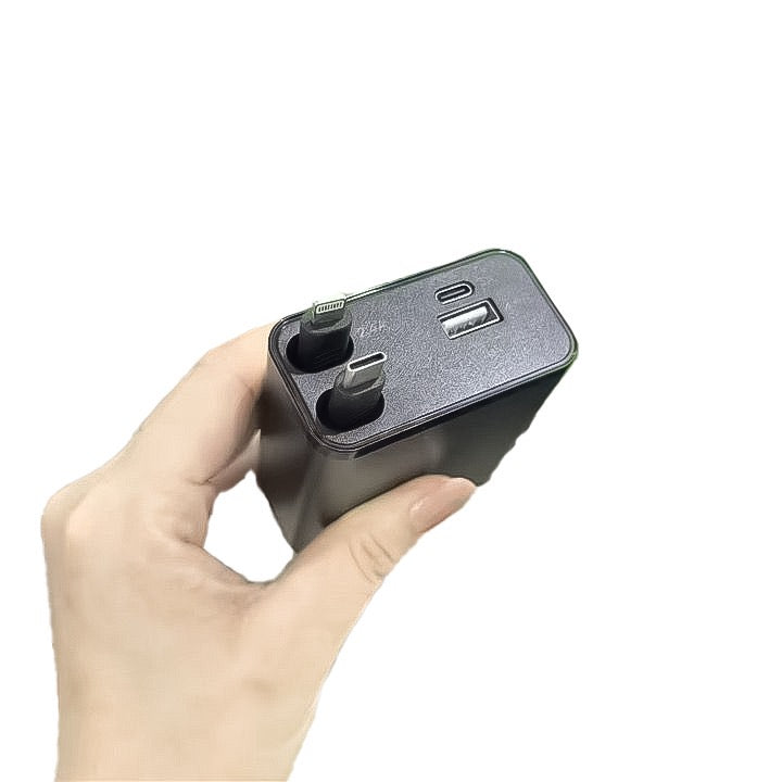 60W Fast Car Charger with Digital Display - Dual USB-C & USB-A Ports